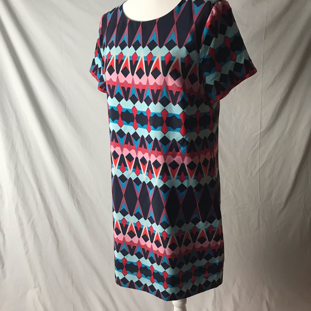 J. Crew shift dress in a fun print